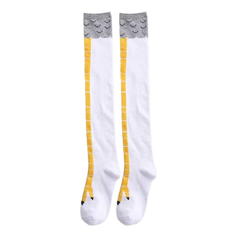 Thigh-High Chicken Socks 