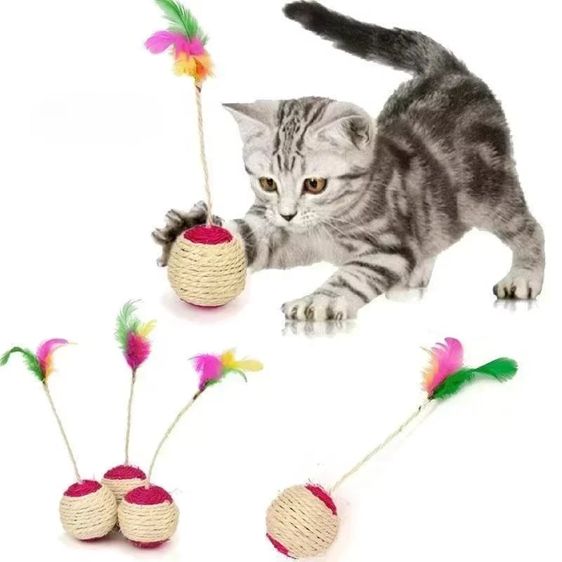  Scratching Ball Cat Toy Training Toy for Kittens and Active Cats