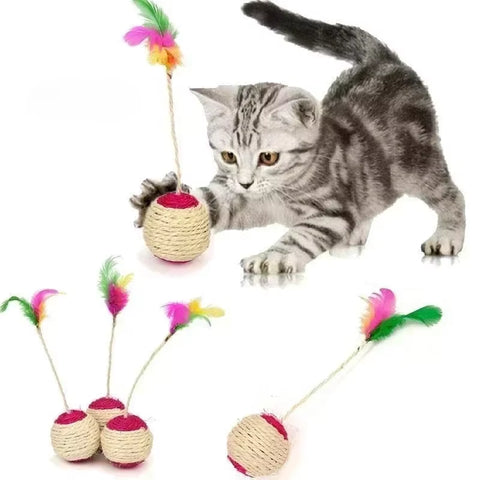  Scratching Ball Cat Toy Training Toy for Kittens and Active Cats
