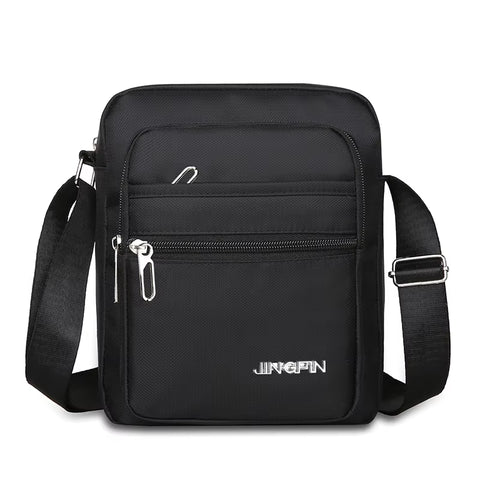 Waterproof Shoulder  Bag Multiple Zipper Pockets