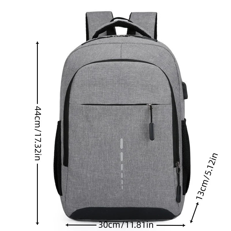 Large Capacity Backpack – Stylish Casual Laptop Bag for Business, Commuting & Travel