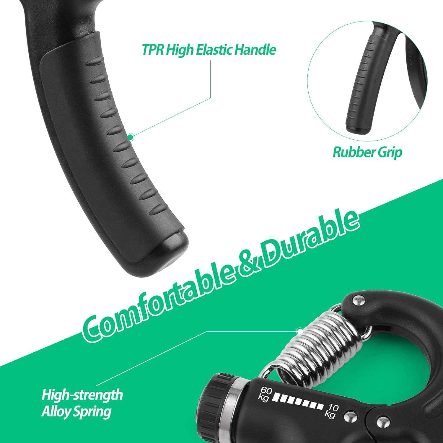 Adjustable Grip Strength Trainer  Hand & Forearm Strengthener