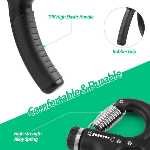 Adjustable Grip Strength Trainer  Hand & Forearm Strengthener