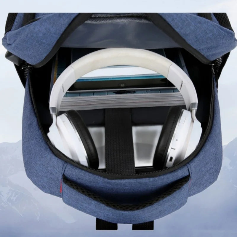 Large Capacity Backpack – Stylish Casual Laptop Bag for Business, Commuting & Travel