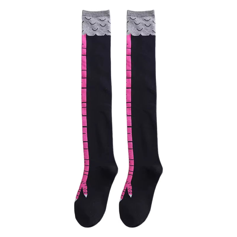 Thigh-High Chicken Socks 