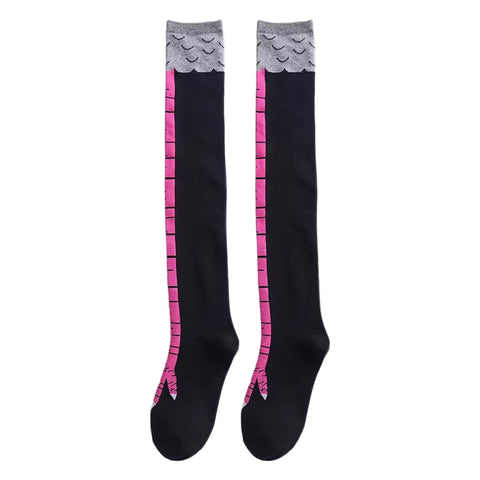 Thigh-High Chicken Socks 