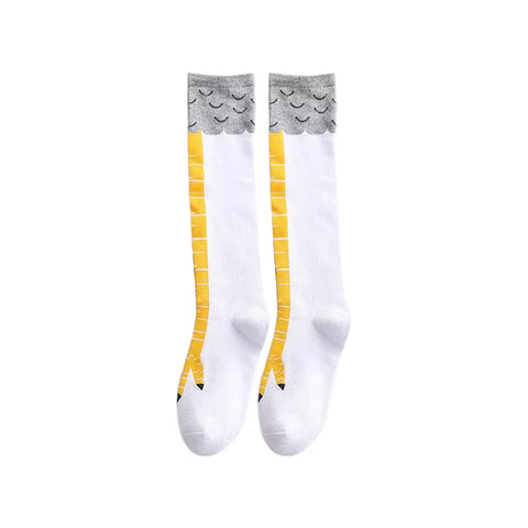 Thigh-High Chicken Socks 