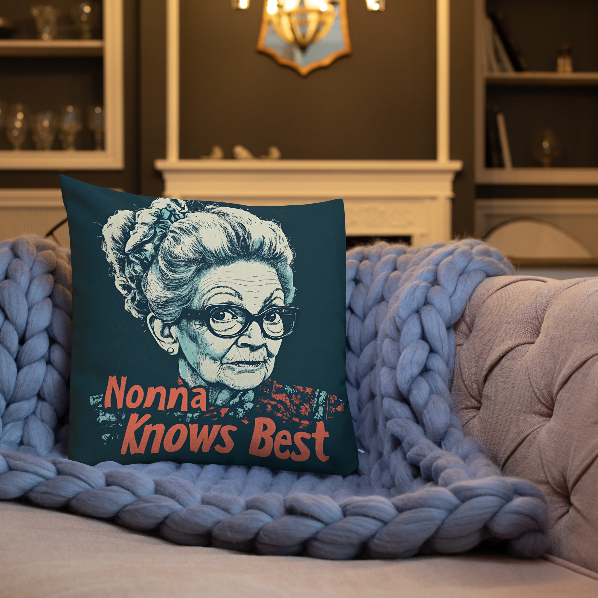 Nonna Knows Best - Premium Pillow