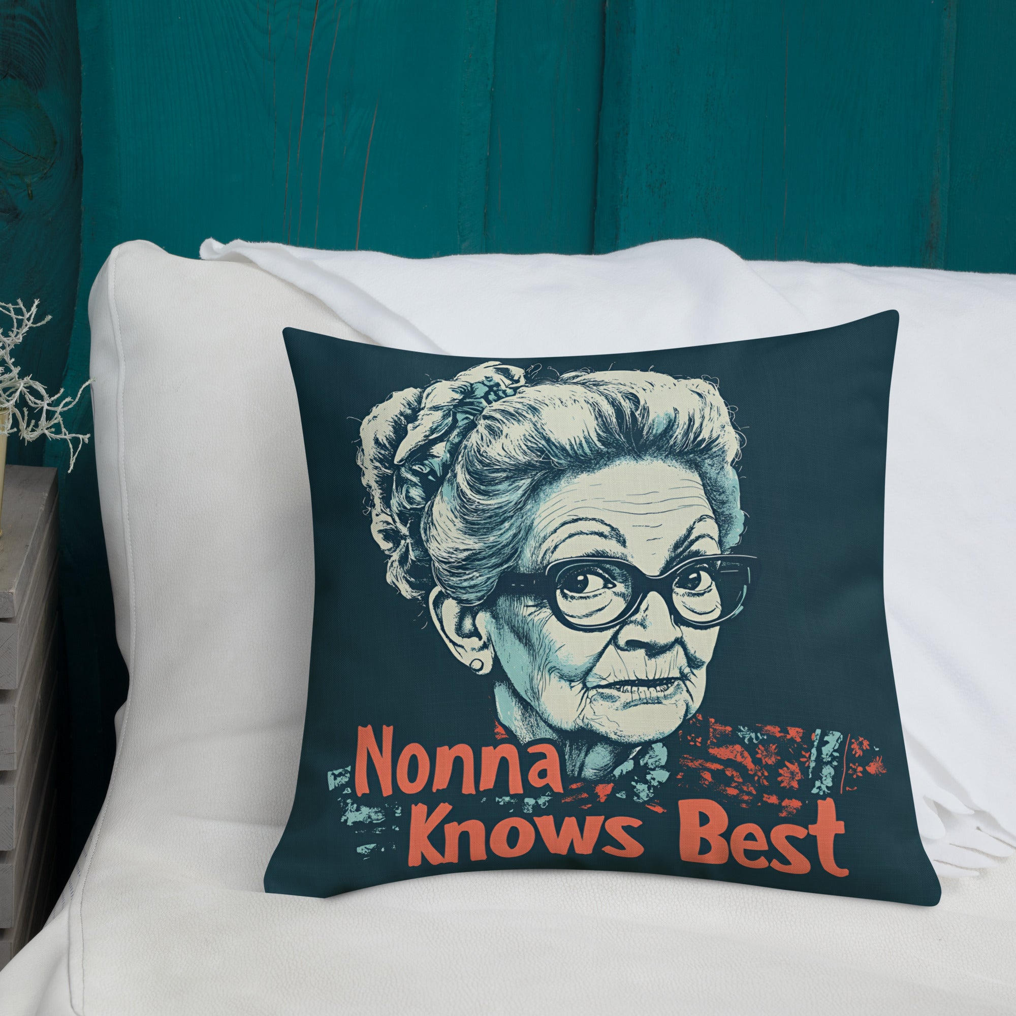 Nonna Knows Best - Premium Pillow