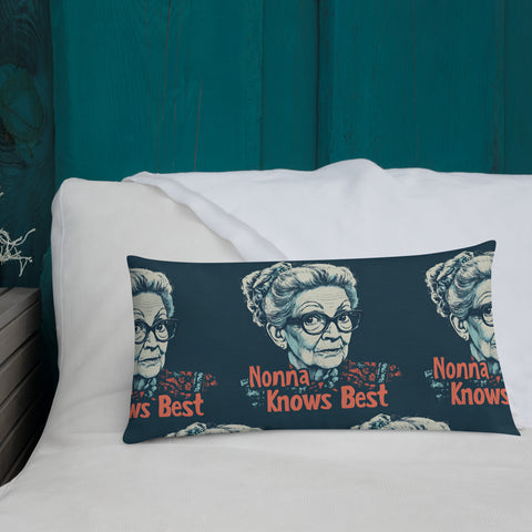 Nonna Knows Best - Premium Pillow