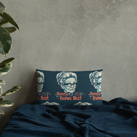 Nonna Knows Best - Premium Pillow