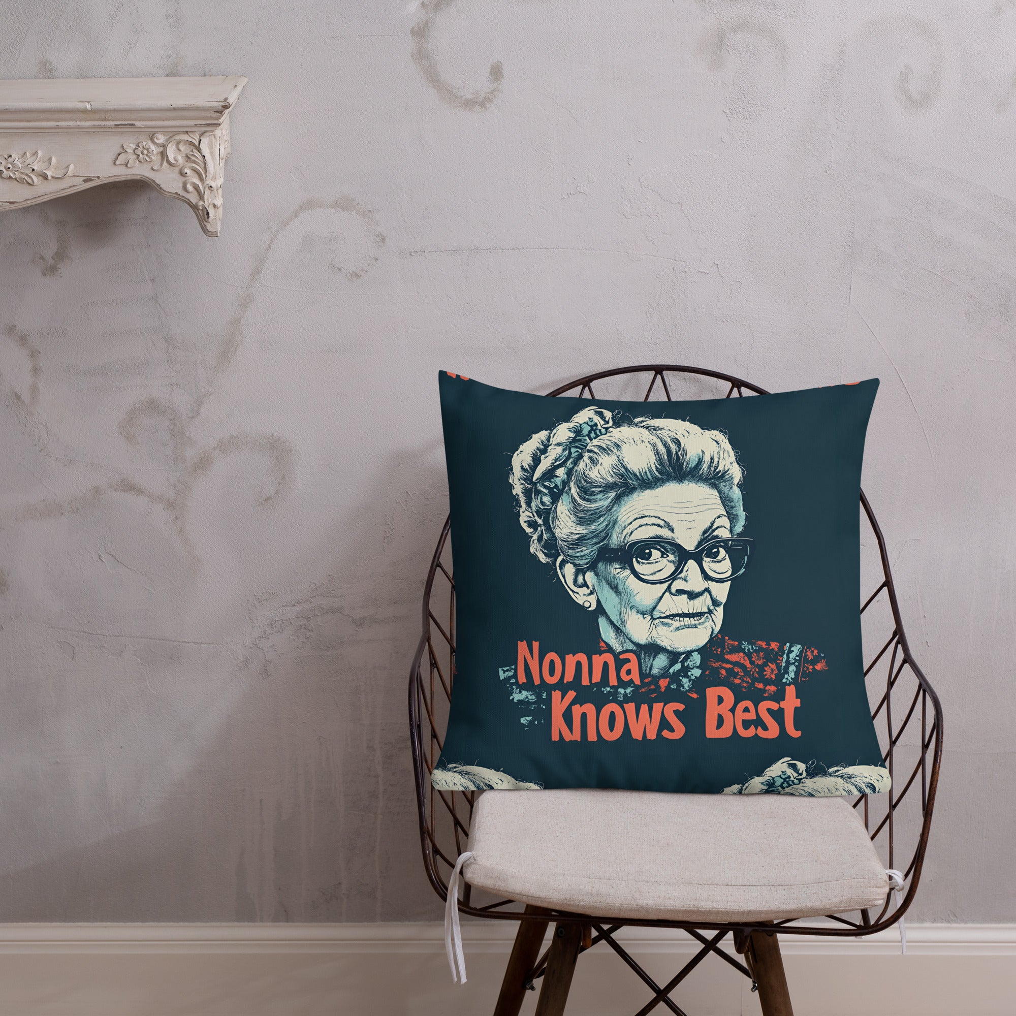 Nonna Knows Best - Premium Pillow