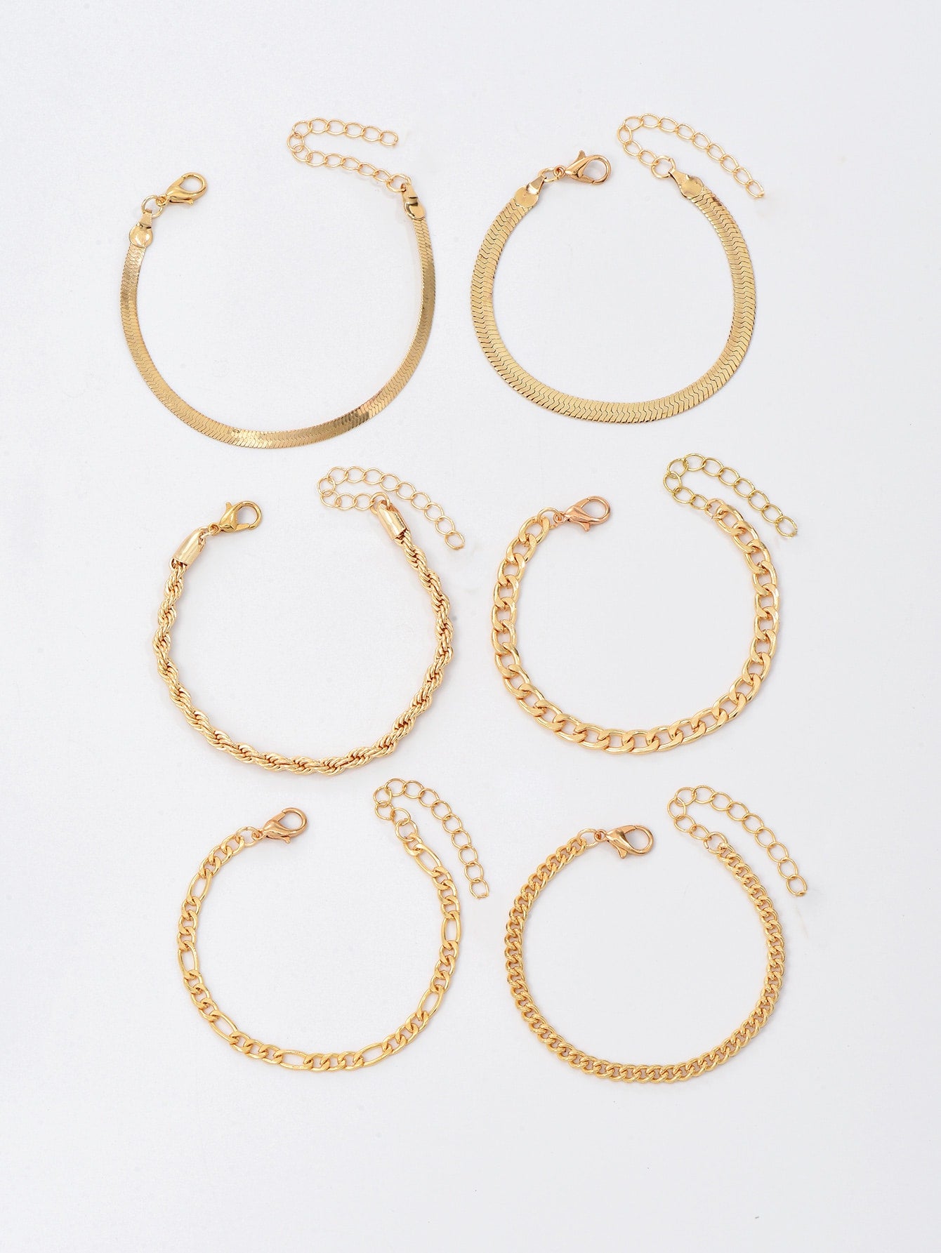 6Pcs Twist Detail Bracelet