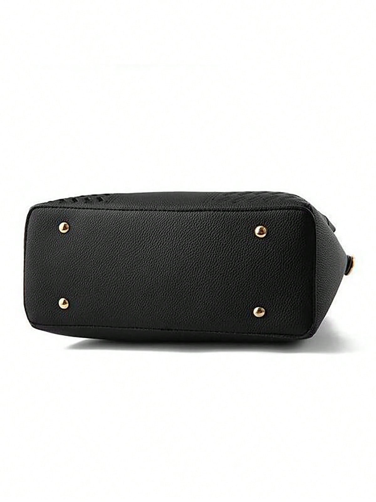 Women's Stylish Tote Bag - Black