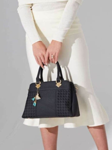 Women's Stylish Tote Bag - Black