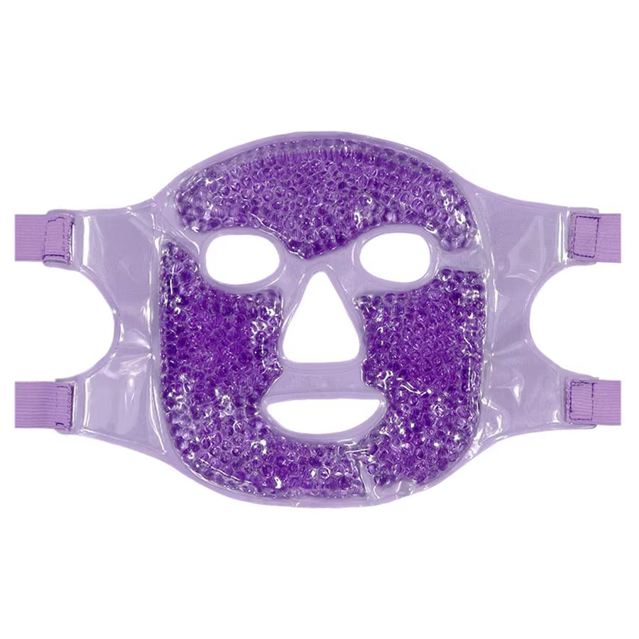 Cooling Face & Eye Mask  for Relaxation, Puffiness Relief & Spa Sleep Therapy